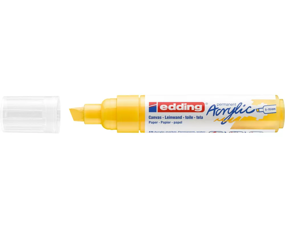 edding Acrylmarker 5000 Breit, Gelb
