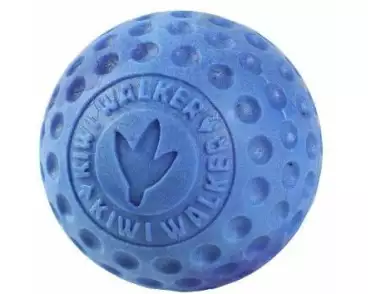 KIWI WALKER Hunde-Spielzeug Ball Blau, M, Ø 8 cm