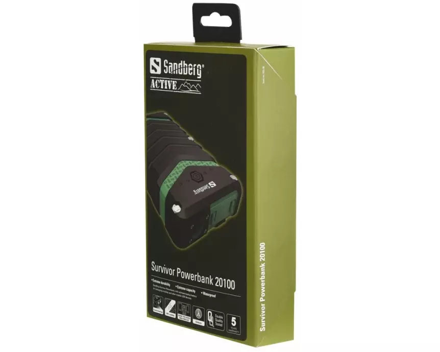 SANDBERG Survivor Powerbank, 20100mAh
