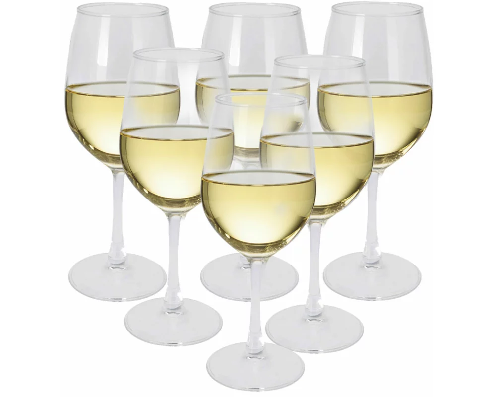 FS-STAR Weissweingläser 6 Stk. 350ml