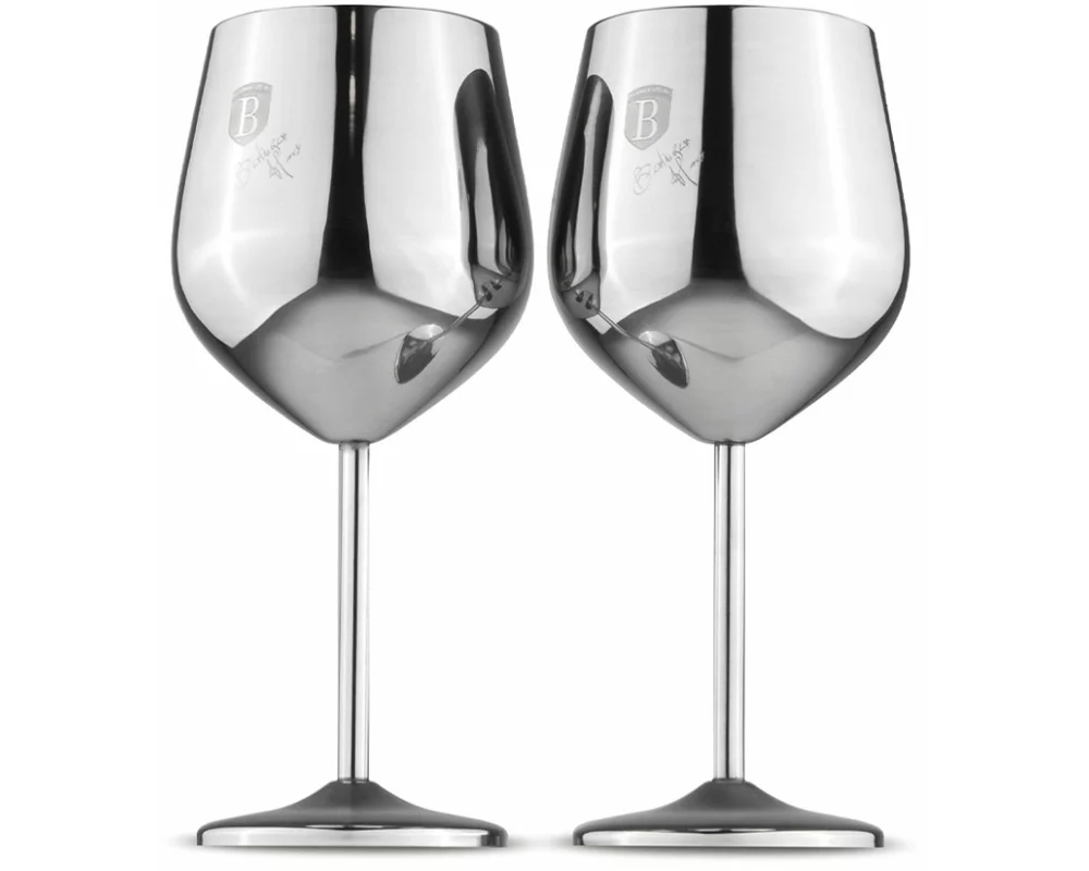 Berlinger Haus Edelstahl Weingläser 2 Stück Eternal Collection
