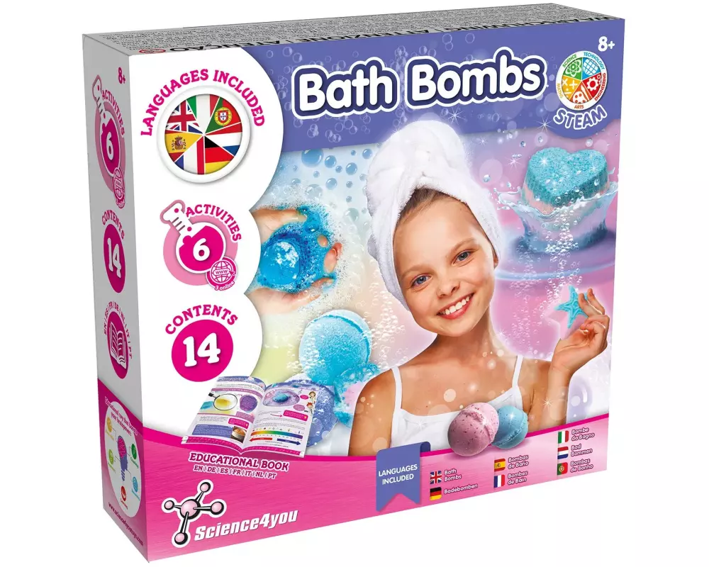 Science4you Experimentierkasten Badebomben-Atelier