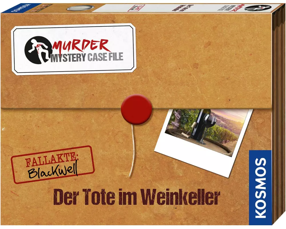 Kosmos Partyspiel Murder Mystery Case File: Der Tote im Weinkeller