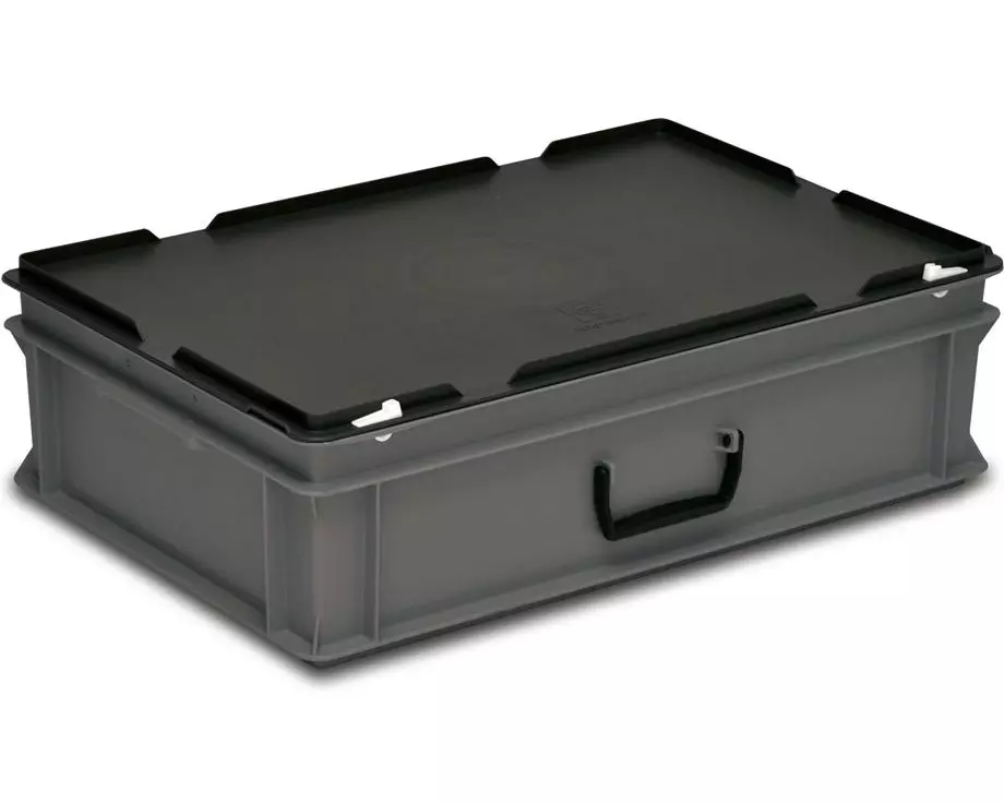 Utz RAKO-Koffer Oeco-Line 600 x 400 x 184 mm Dunkelgrau schwarz