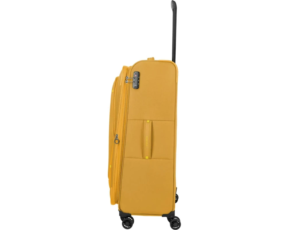 travelite UMBRIA Trolley L erweiterbar 96 l Goldgelb