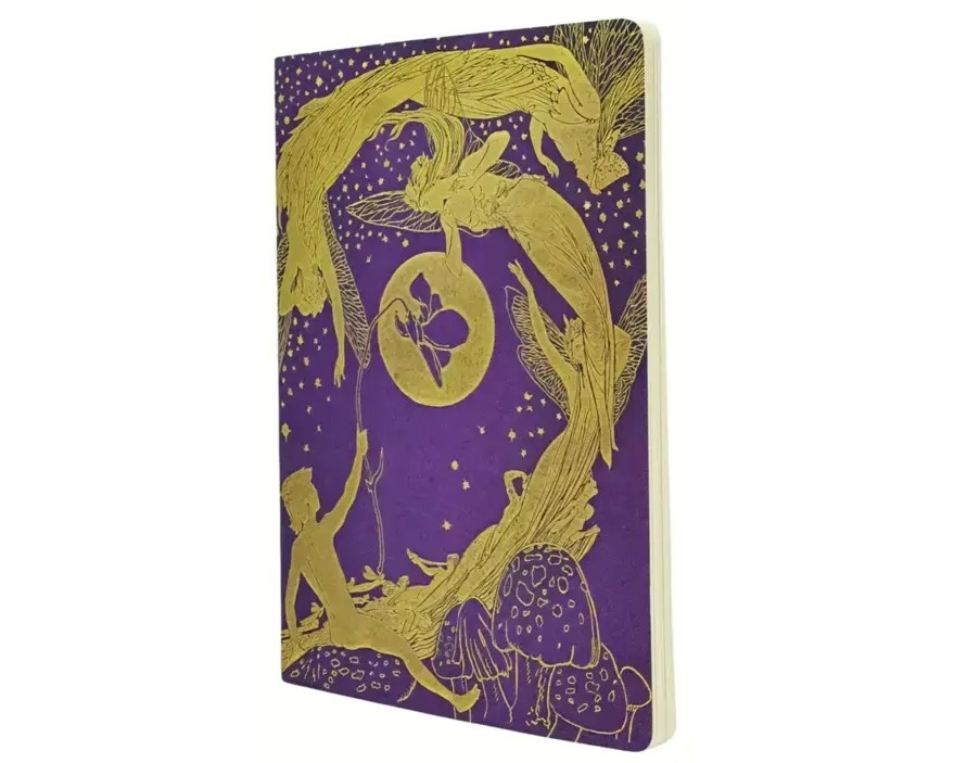 PAPERBLANKS Notizheft A4 CBD6279 Violet Fairy dot 80 S.