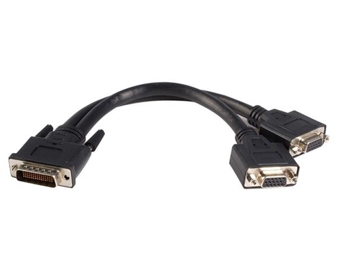 StarTech.com LFH 59 Male to Dual Female VGA DMS 59 Cable