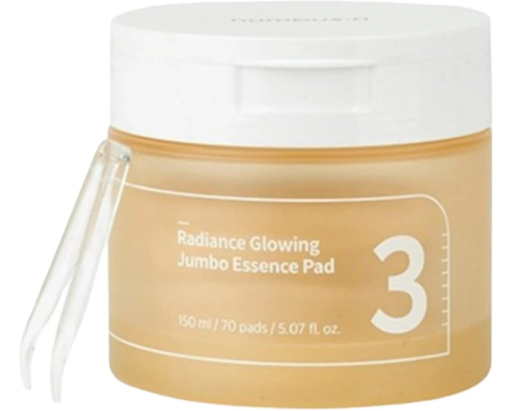 numbuzin No.3 Radiance Glowing Jumbo Essence Pad 70 Stück