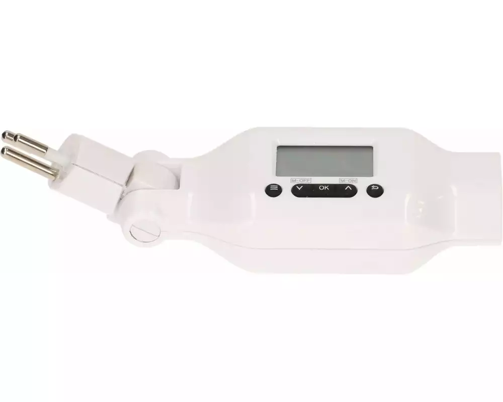 Max Hauri Zeitschaltuhr digital Multifunktion Clip-Clap, Weiss