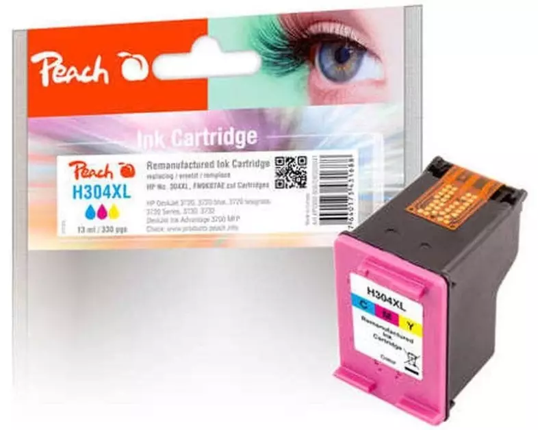 Peach Tinte HP Nr. 304XL (N9K07AE) Color