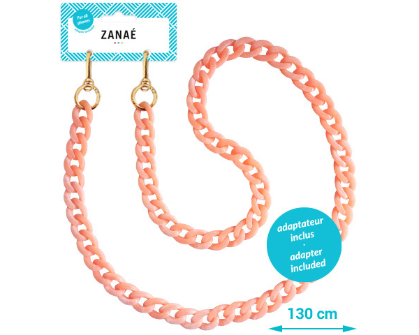 ZANAÉ Phone Necklace Coral 17467 Summer Harmony peach