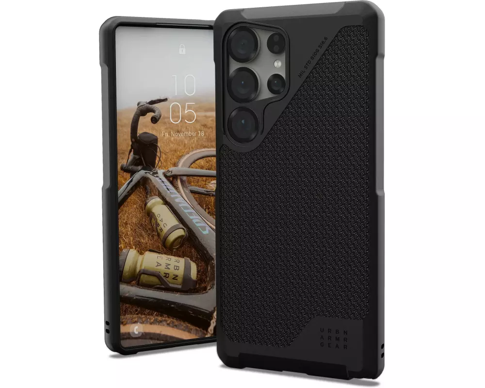 UAG Back Cover Metropolis LT Galaxy S25 Ultra Kevlar Black