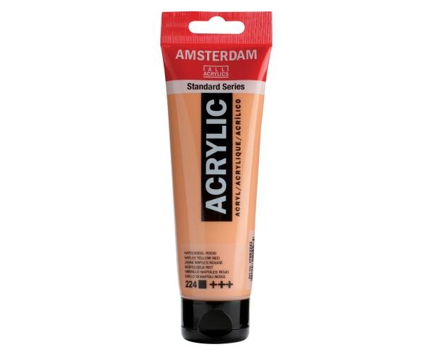 AMSTERDAM Acrylfarbe 120ml 17092242 neapelgelb rot 224