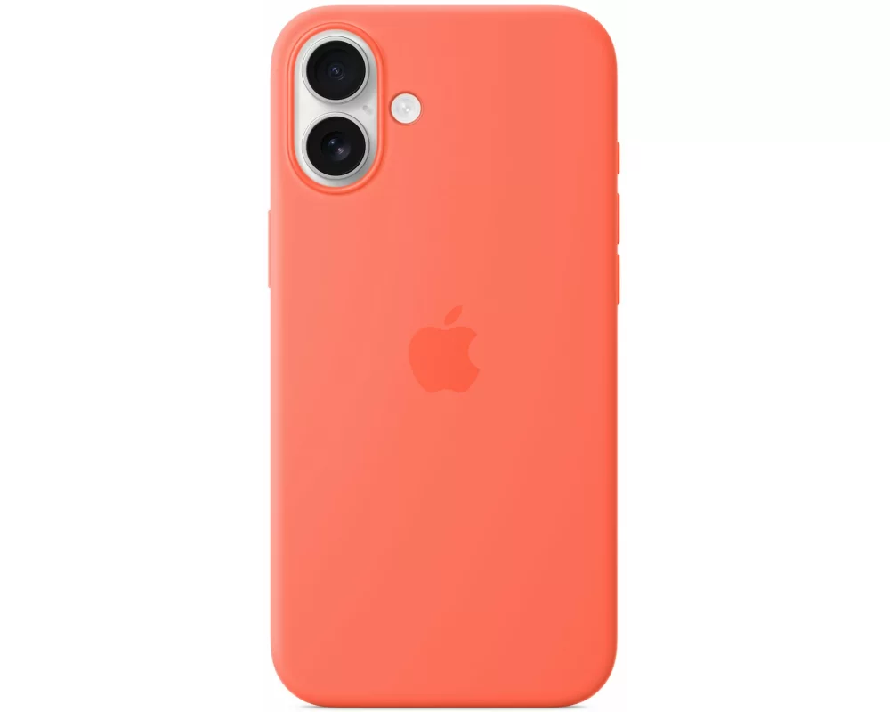 Apple Silicone Case mit MagSafe iPhone 16 Plus Tangerine