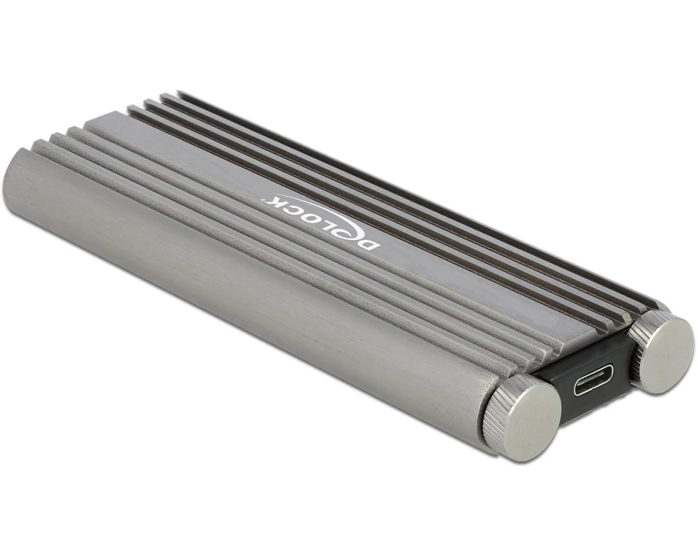 Delock Externes Gehäuse M.2 NVME zu USB USB3.2 Gen2 Typ-C 20Gbps