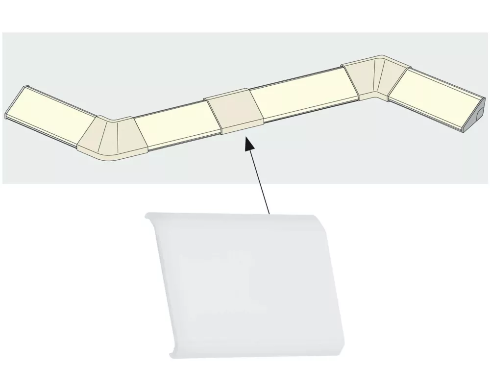 Paulmann Abdeckung Delta Profil, 4 Stück