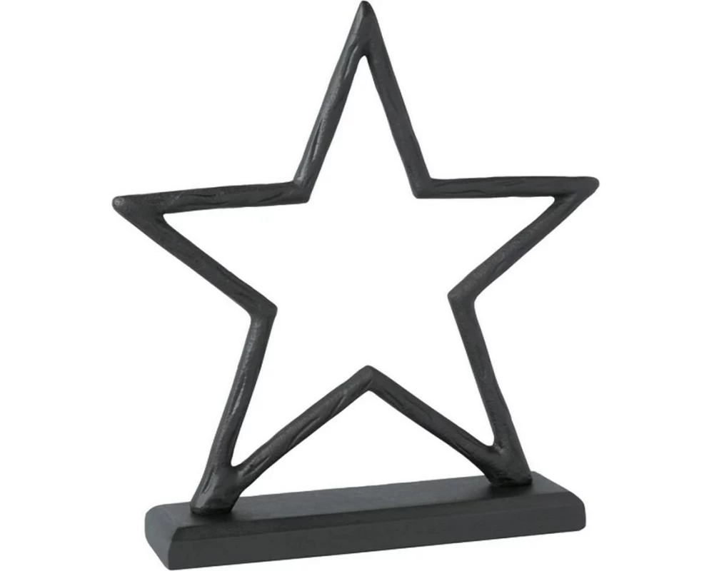 Villeroy & Boch Stern Christmas Chic Metall Schwarz 26 cm Sterne, Schwarz