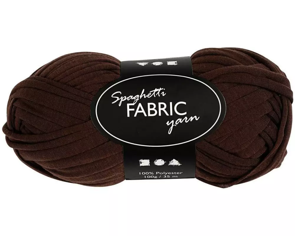 Creativ Company Stoffgarn Spaghetti Braun