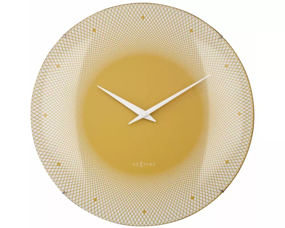 NeXtime Wanduhr Deep Gelb