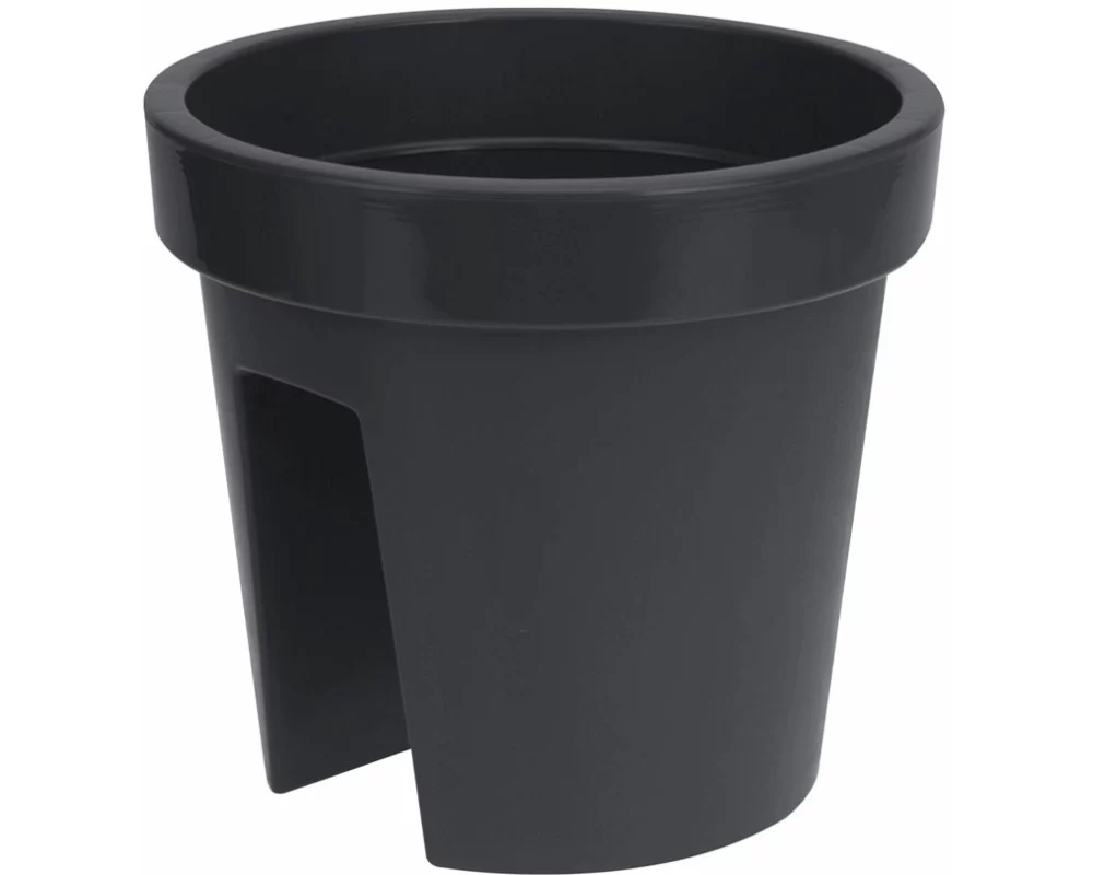 FS-STAR Balkonblumentopf 28cm grau