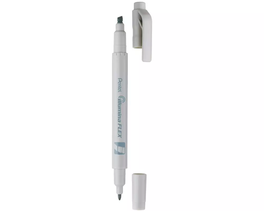 pentel Leuchtmarker illumina Flex 1.0-3.5 mm, Pastell Grau