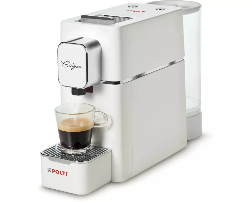 Polti Portionskaffeemaschine Coffea S15W Silber/Weiss