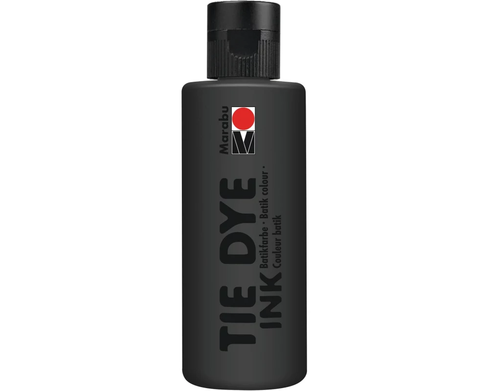 Marabu Textilfarbe Tie Dye Ink, 80 ml, 073 Schwarz
