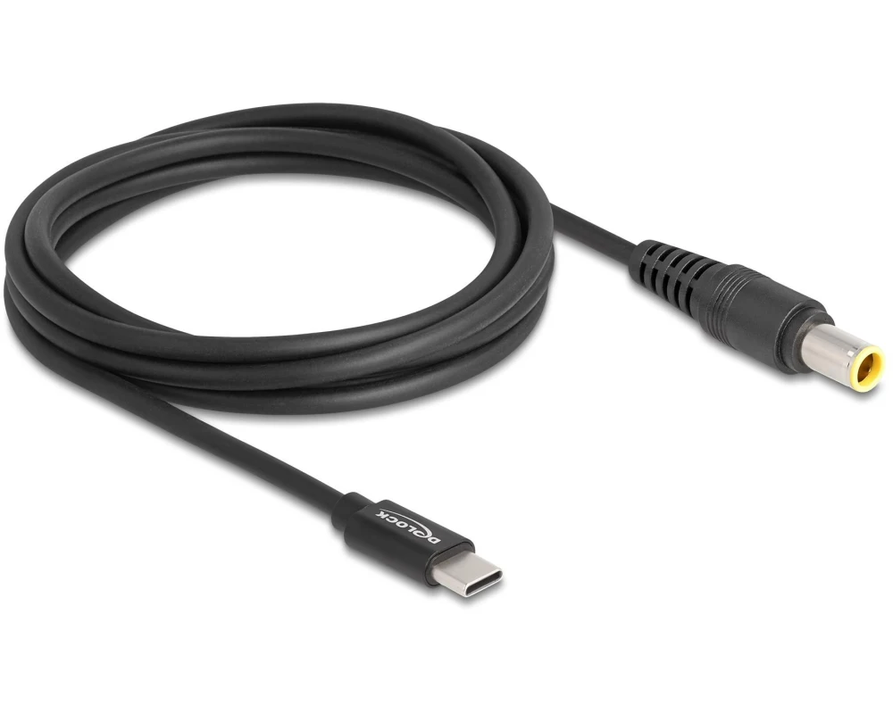 Delock Ladekabel (USB Type-C Stecker zu 7.9 x 5.5 mm Stecker)