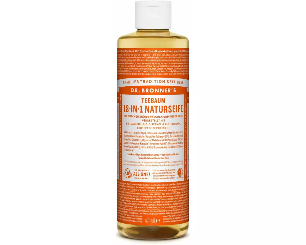 Dr.Bronner's Flüssigseife Teatree 18-In-1 475 ml