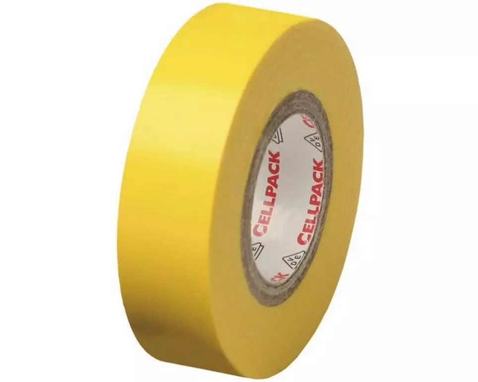 Cellpack AG Isolierband 10 m x 15 mm, Gelb