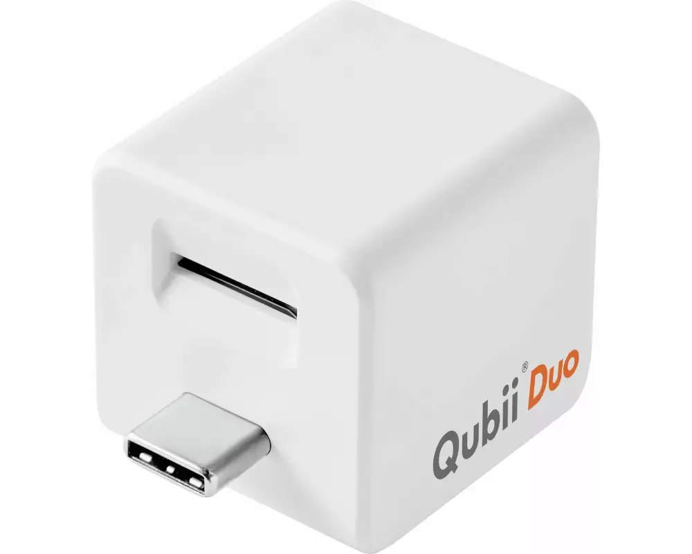 Maktar Backup-Adapter Qubii Duo USB-C weiss