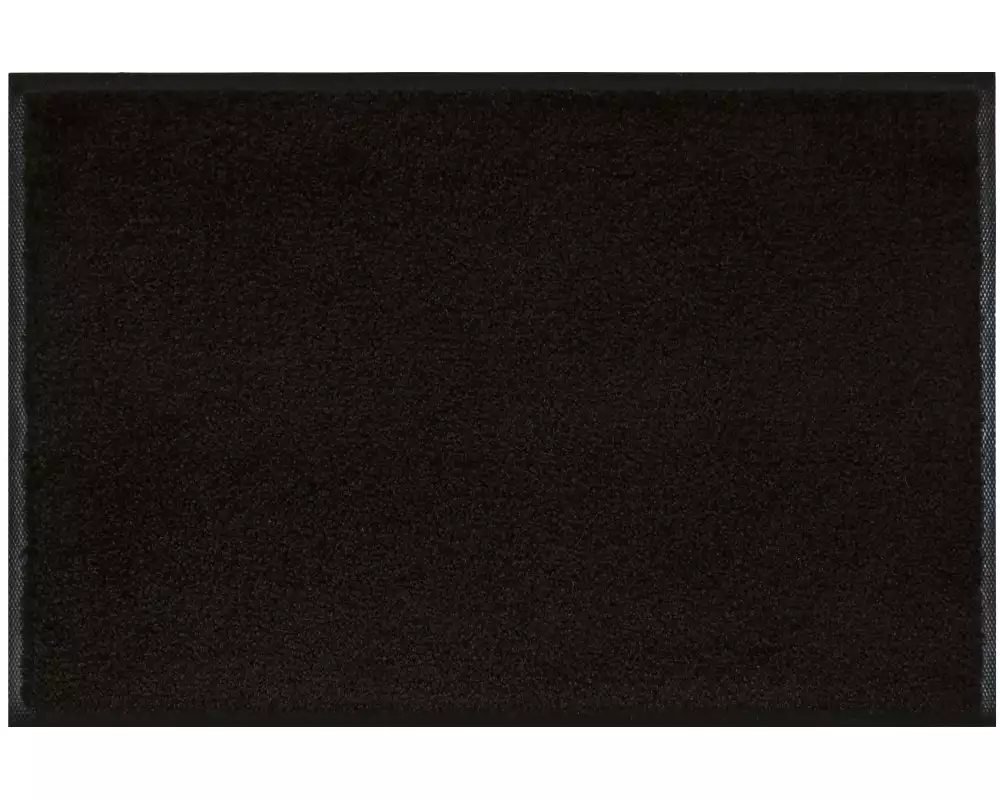 wash+dry Fussmatte Schwarz, 75 x 120 cm