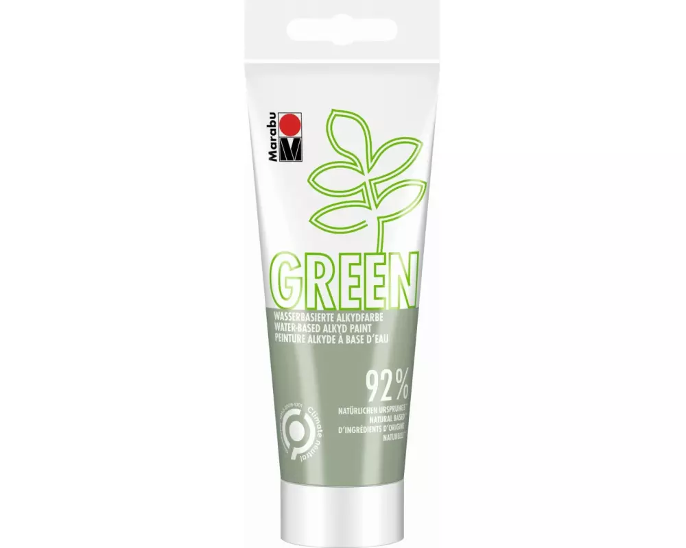 Marabu Bastelfarbe Alkydfarbe Green Mistel, 100 ml
