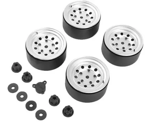 RC4WD Felgen Burato 2.2" Beadlock, Silber 4 Stück