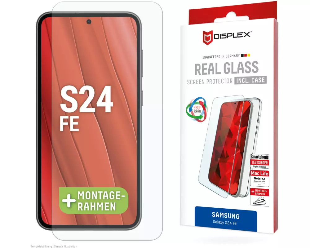 Displex 02052 Display-/Rückseitenschutz für Smartphones Klare Bildschirmschutzfolie Samsung 1 Stück(e)