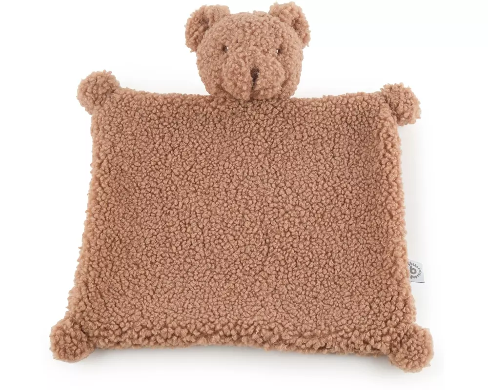 bieco Schmusetuch Bär Mika Braun