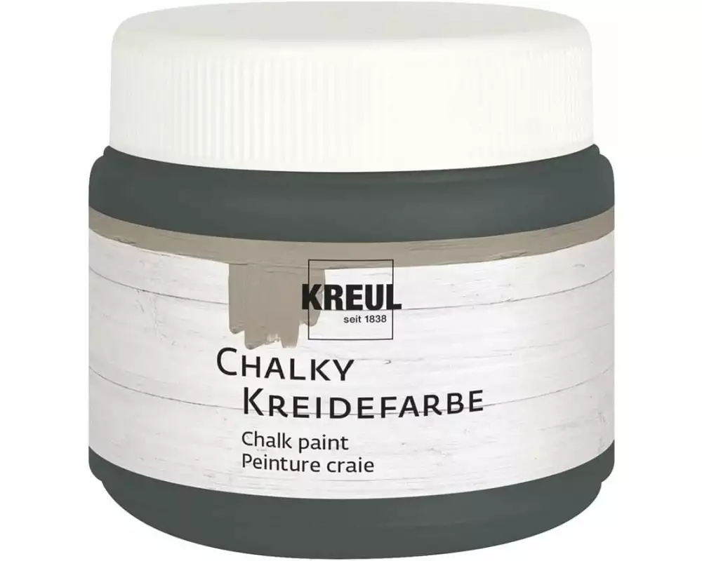 Kreul Kreidefarbe Chalky Volcanic Gray, 150 ml
