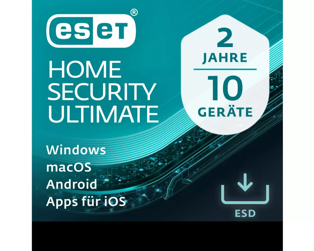 ESET HOME Security Ultimate ESD, Vollversion, 10 User, 2 Jahre