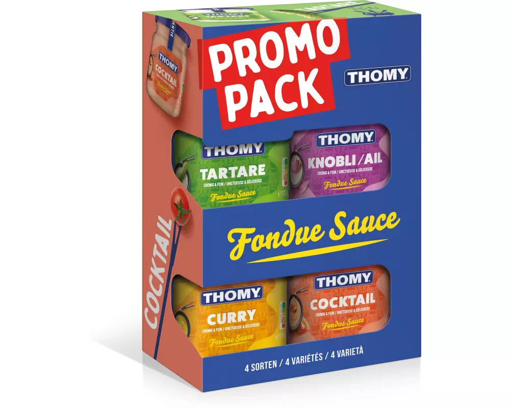Thomy Fondue Sauce Quattropack 4x 175 g