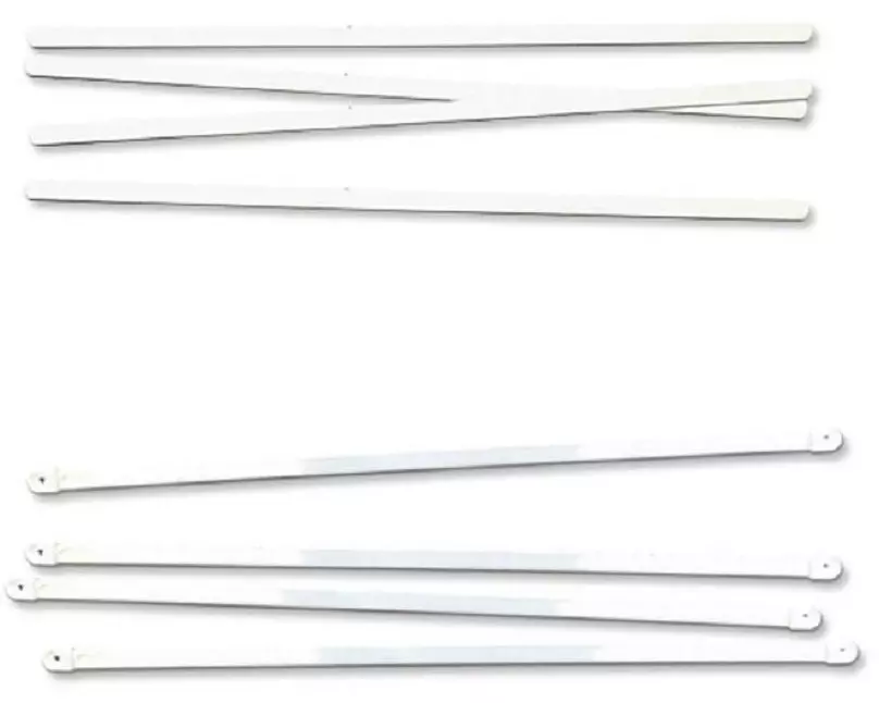 Büromaterial Heftstreifen Emoflex Weiss, 2 Paket je 1000 Stück