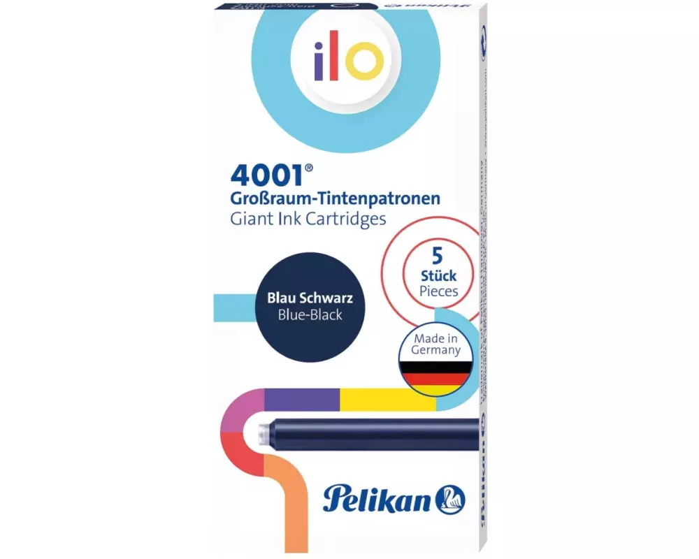 Pelikan Tintenpatrone Ilo Blau/Schwarz