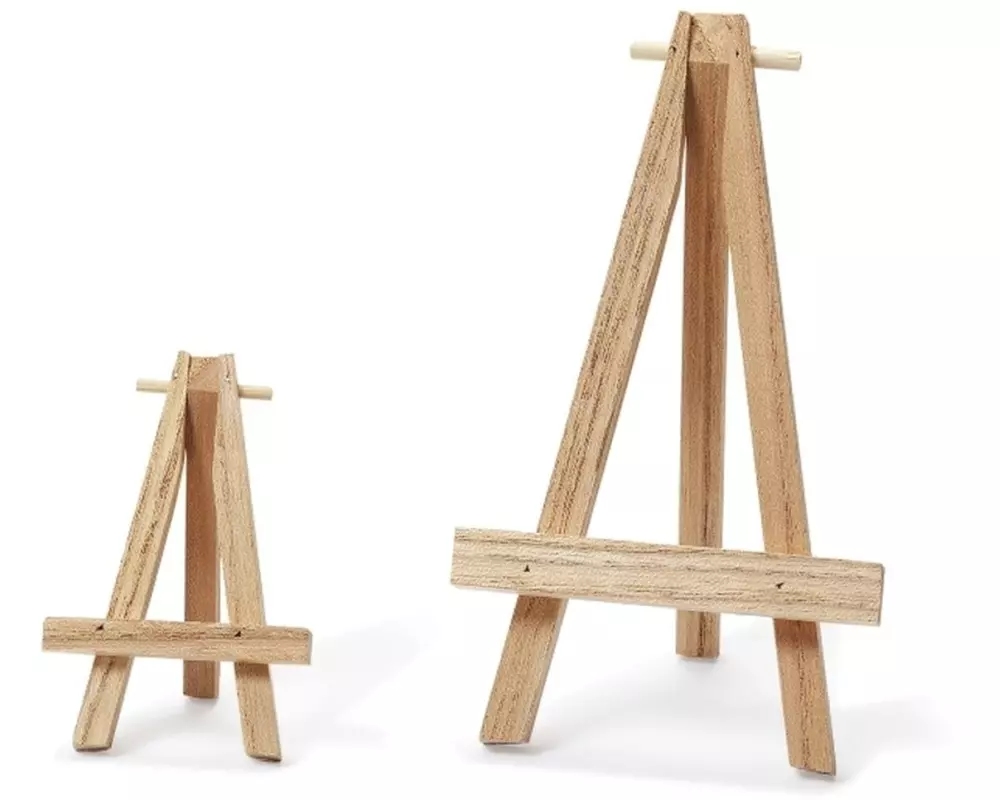 HobbyFun Mini-Utensilien Staffelei 7 x 4.5 cm