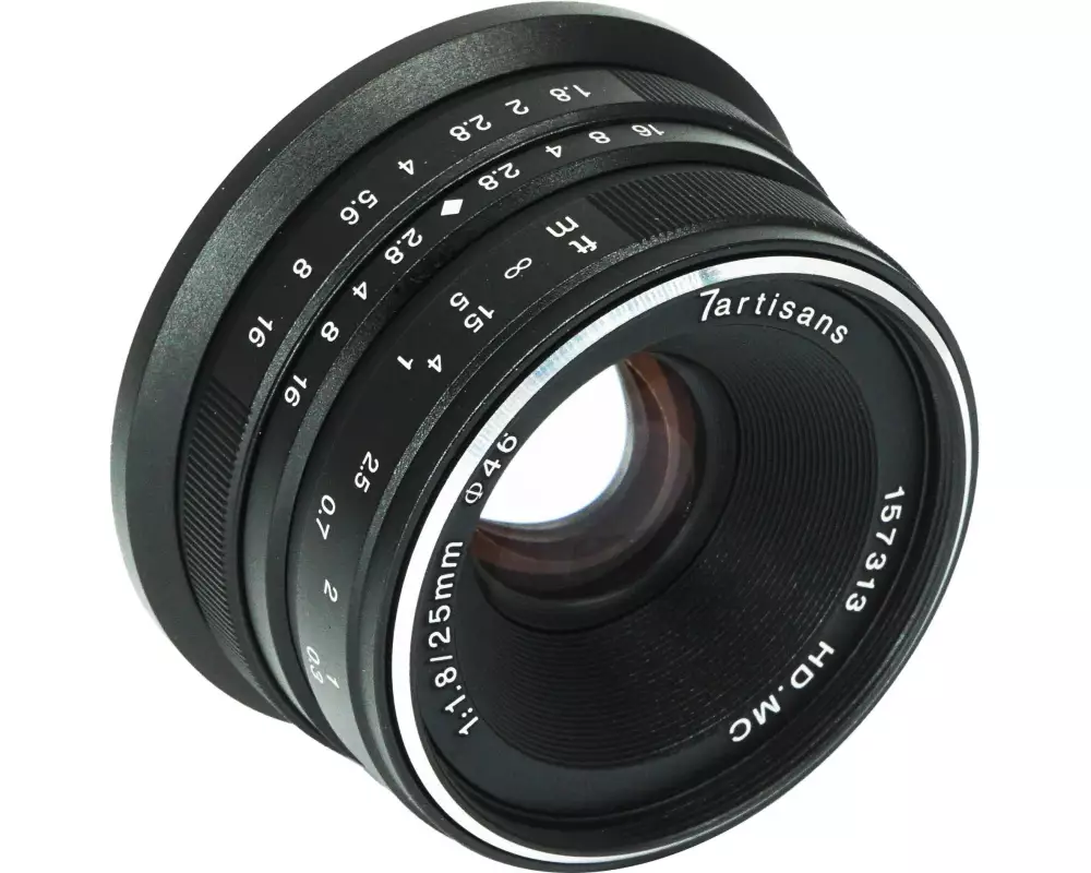 7Artisans Festbrennweite 25mm F/1.8 – MFT