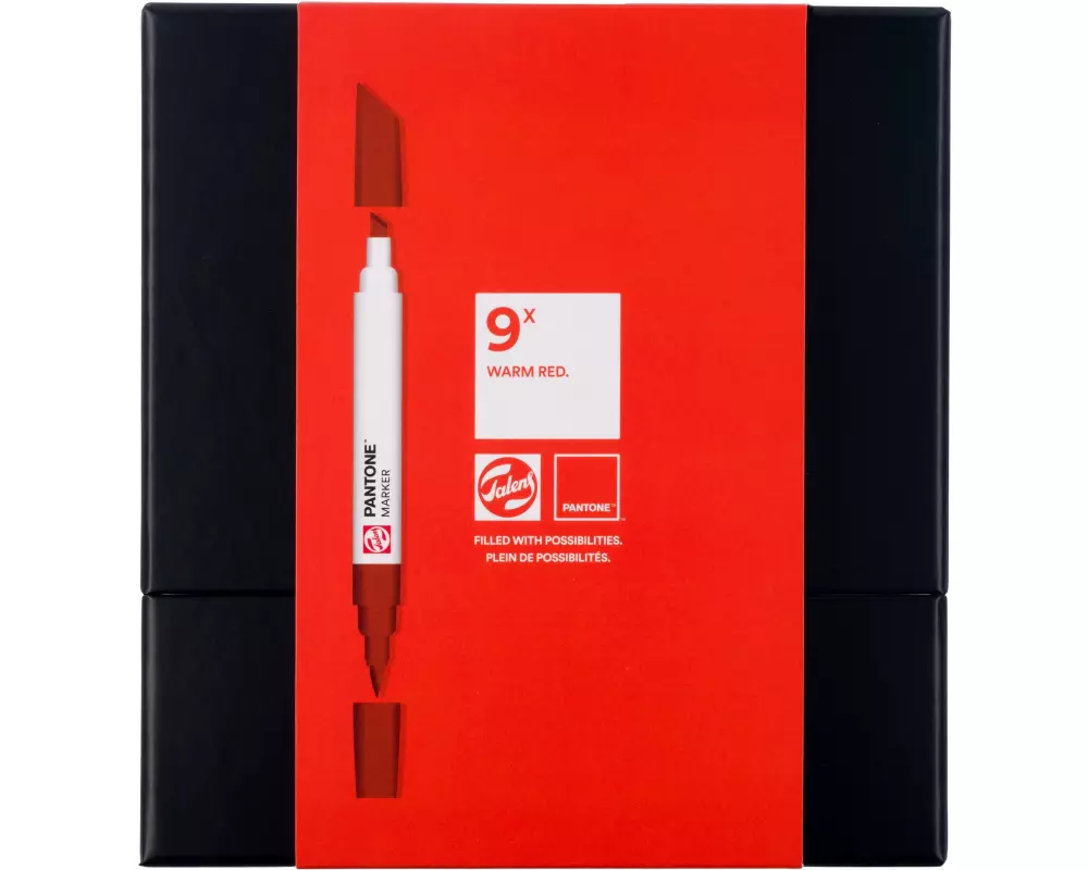 Talens Pantone Marker Set 9x Rot