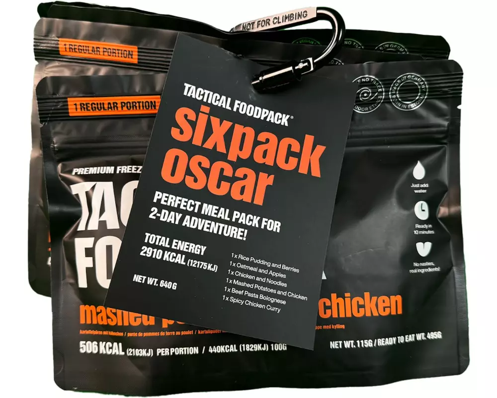 Tactical Foodpack Hauptgericht Sixpack Oscar