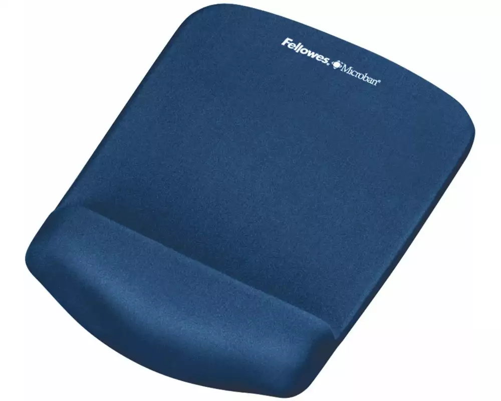 Fellowes Ergonomische Mausmatte PlushTouch Blau