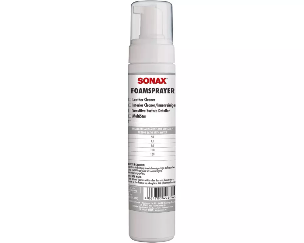 Sonax Foam Sprayer, 250 ml