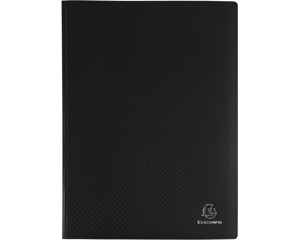 EXACOMPTA Sichtbuch A4 85101E schwarz 100 Taschen