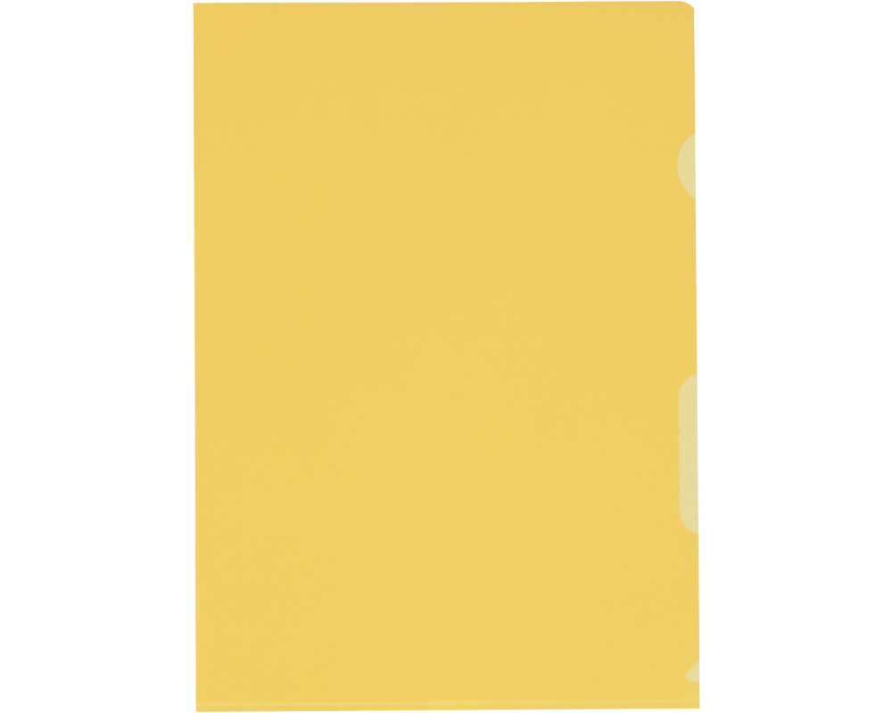 KOLMA Sichtmappen A4 59.444.11 gelb, soft 100 Stück