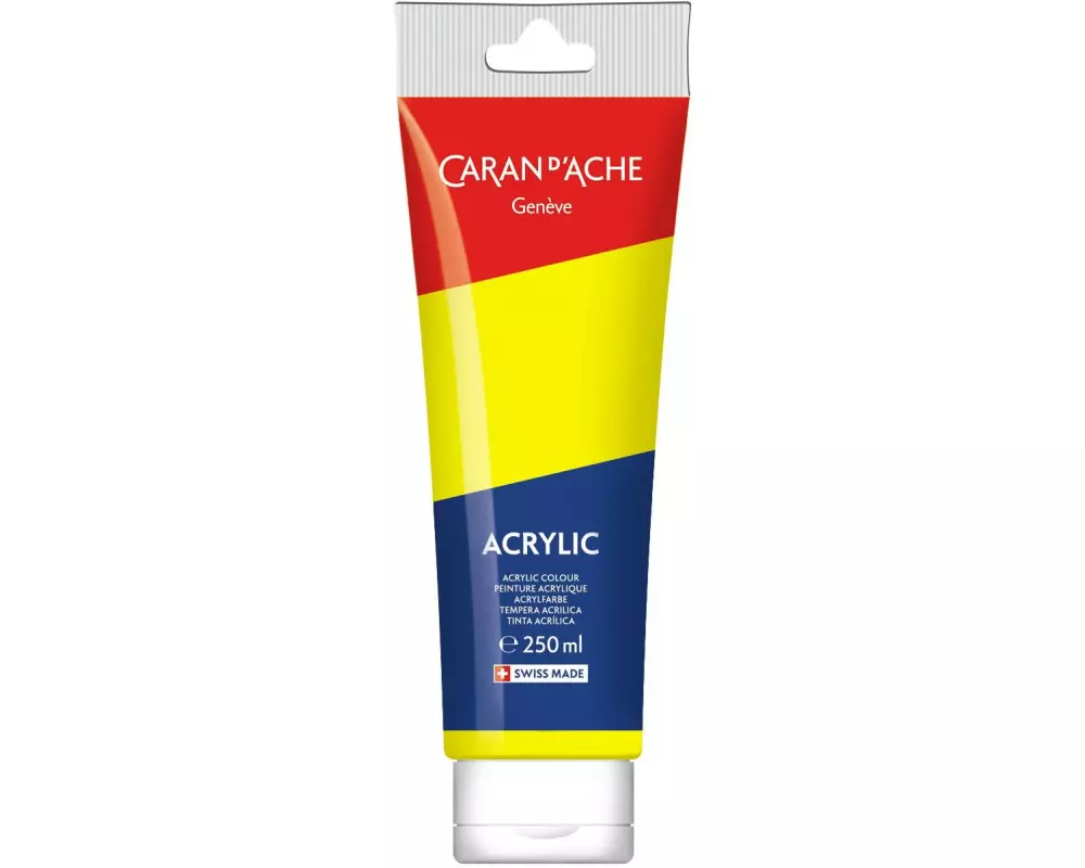 Caran d'Ache Acrylfarbe 250 ml, Gelb
